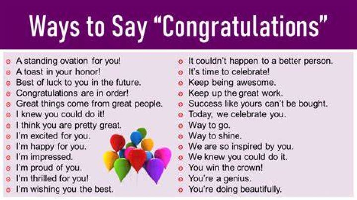 What To Say When Someone Says Congratulations