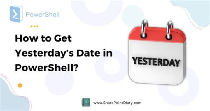 What Was The Date Yesterday