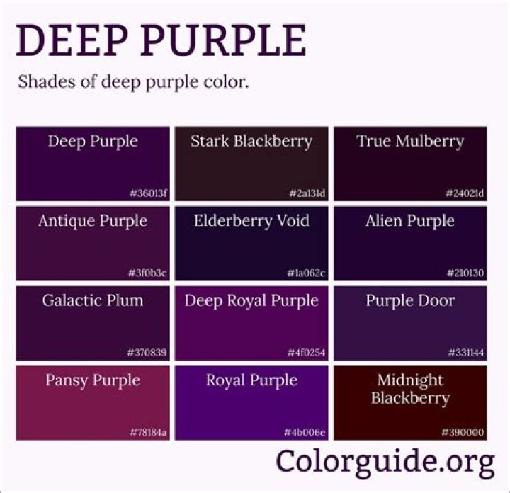 Quick Answer: Whats Another Name For Deep Purple