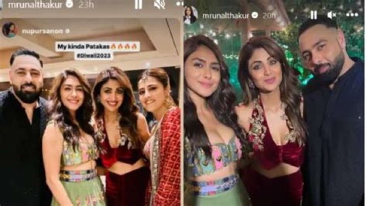 What's brewing between Mrunal Thakur and Badshah? Video of duo holding hands goes viral