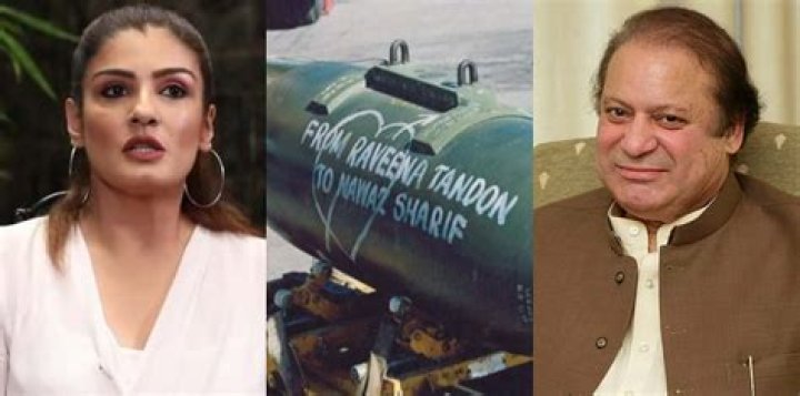 When Raveena Tandon spoke about bombs sent to Nawaz Sharif by India in her name during Kargil War – India TV