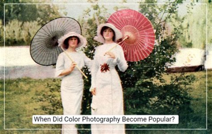 When Was Colored Pictures Invented