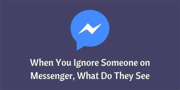 Quick Answer: When You Ignore Someone On Messenger What Do They See