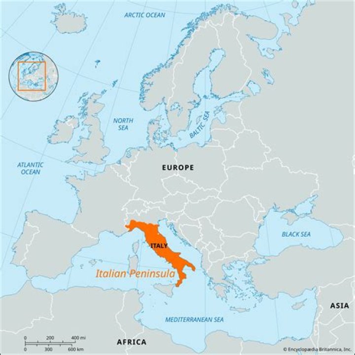 Question: Where Is The Italian Peninsula