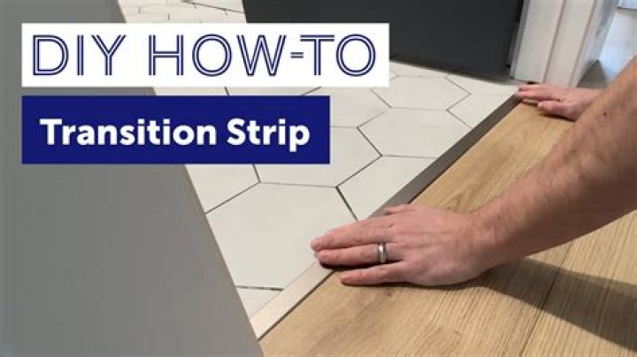 Question: Where To Put Transition Strip In Doorway