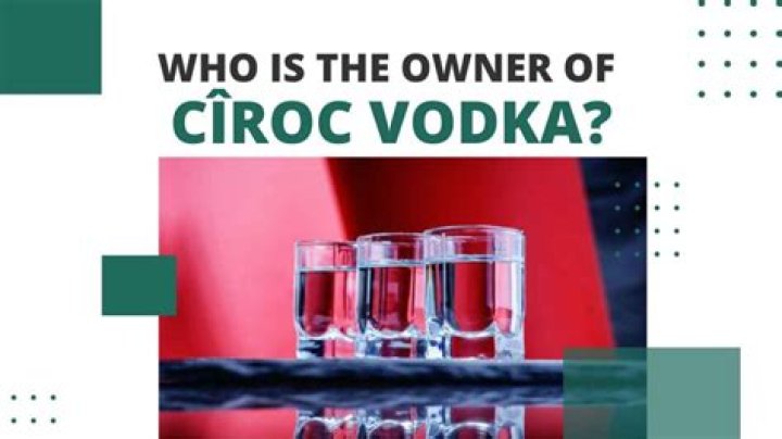 Question: Who Is The Owner Of Ciroc