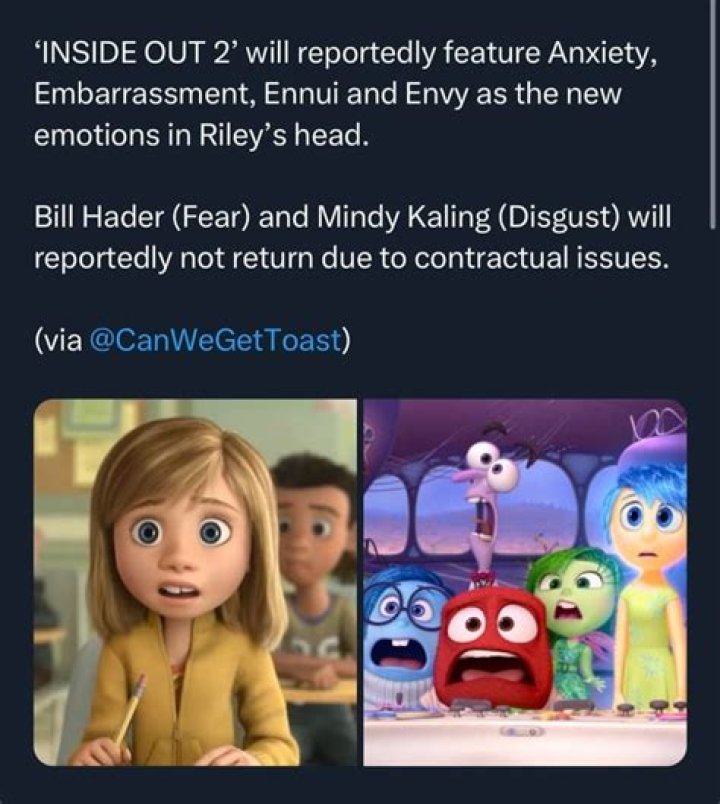 Unraveling The Mystery: Why Didn't Bill Hader Return For Inside Out 2?