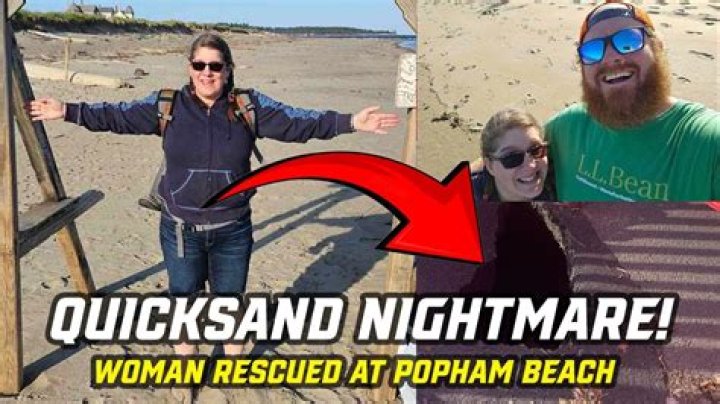 Trapped In Nature's Grasp: The Chilling "Woman Swallowed By Quicksand Beach Video"