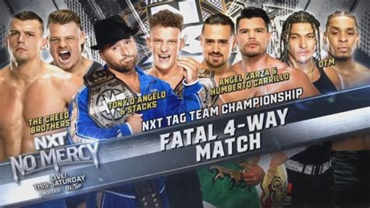 WWE Adds Fatal Four-Way NXT Tag Team Title Match To No Mercy